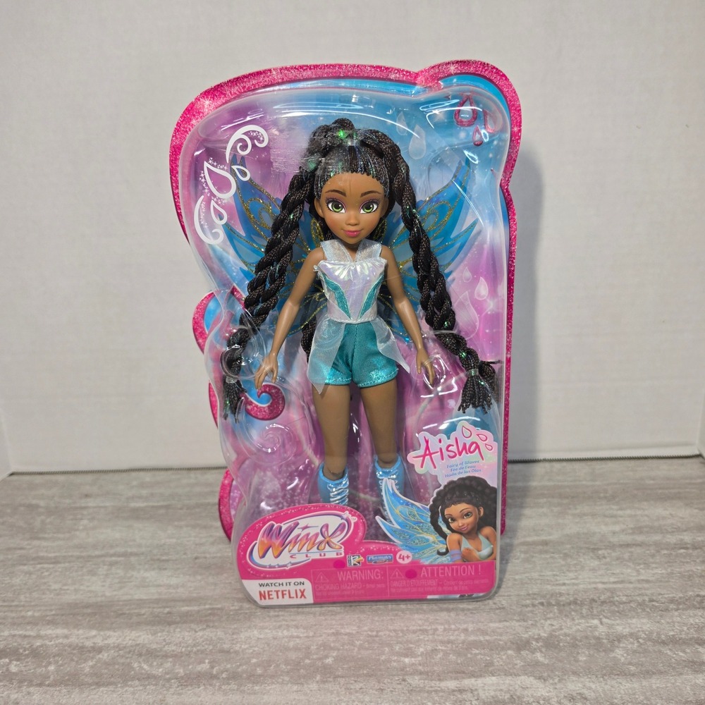 Winx Club Aisha Fairy of Waves Doll Playmates Toys‎ Netflix Series 2023 NEW